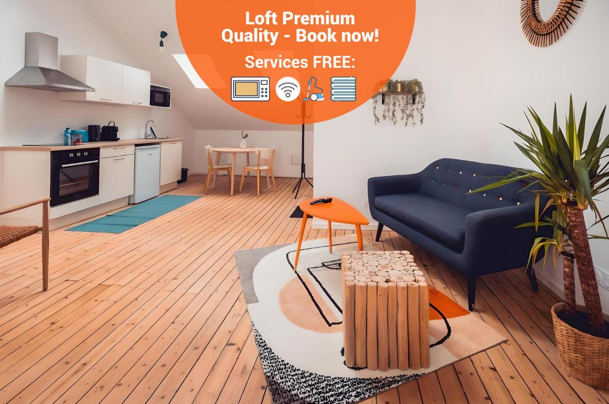 Loft Lumineux Tres Spacieux - Parking Gratuit Châteauroux エクステリア 写真